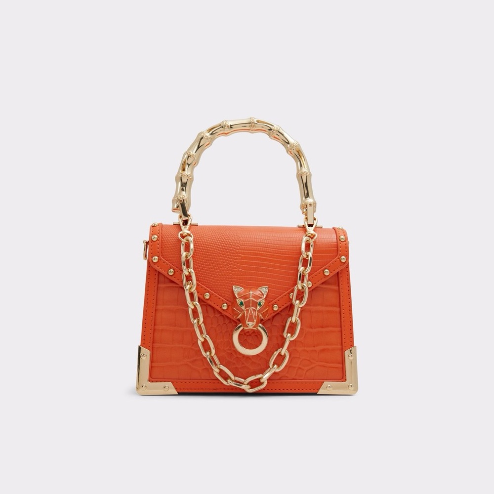 Aldo orange tiger purse